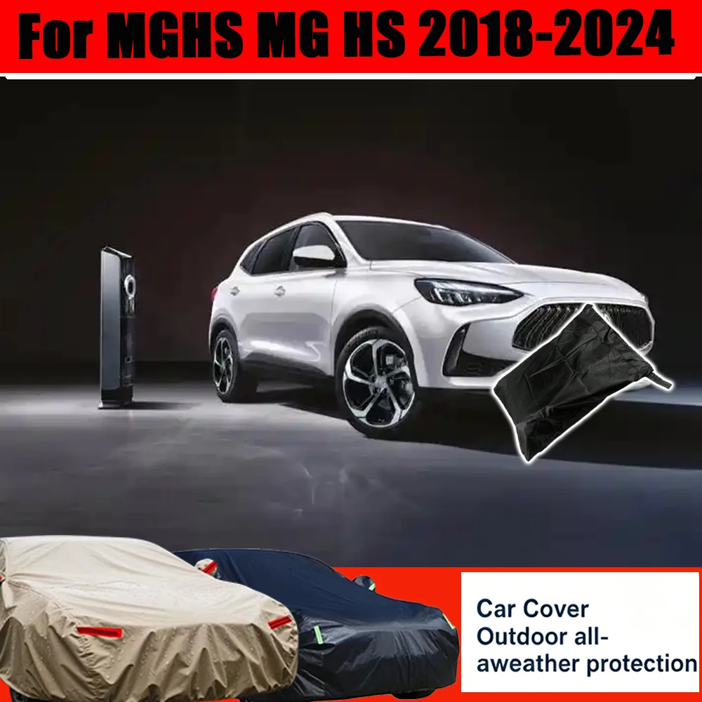 

Outdoor Protection Full Car Cover Snow Cover Sunshade Waterproof Dustproof Exterior Car Accessories For MGHS MG HS 2018-2024