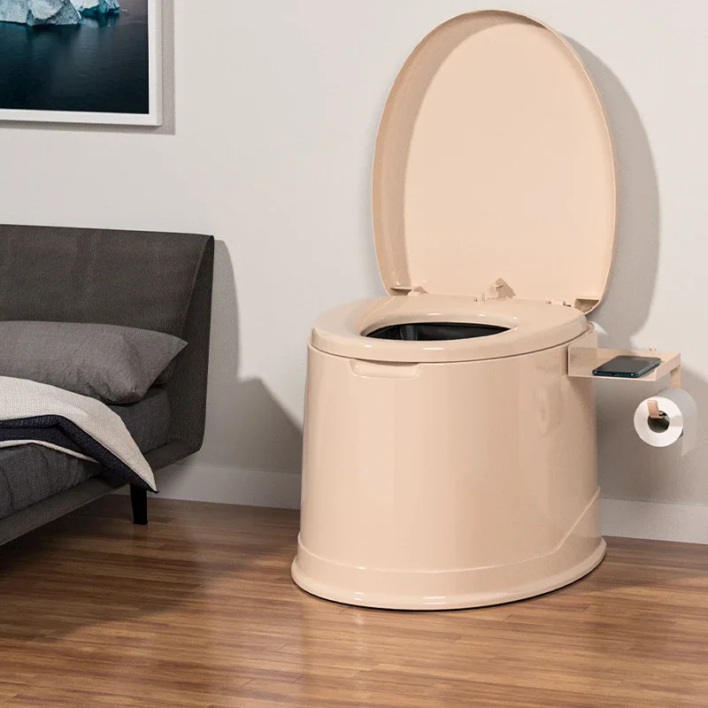 Portable Toilet Camping Toilet Seat Elderly Compost Toilet Stool Movable Car Thickened Potty for Pregnant Woman Travel