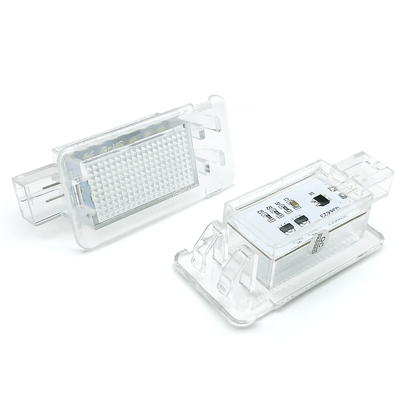 2Pcs For Volvo C30 C70 S40 S60 S80 V50 V70 XC70 XC90 White LED Luggage Trunk Light Replace OEM 30754448