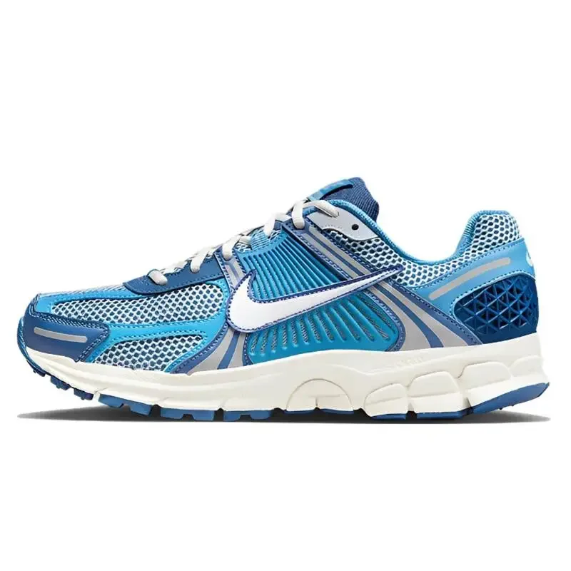 Nike Air Zoom Vomero 5 Men's and Women's Running Shoes Non Slip, Durable, Low Cut Casual Running Shoes Blue