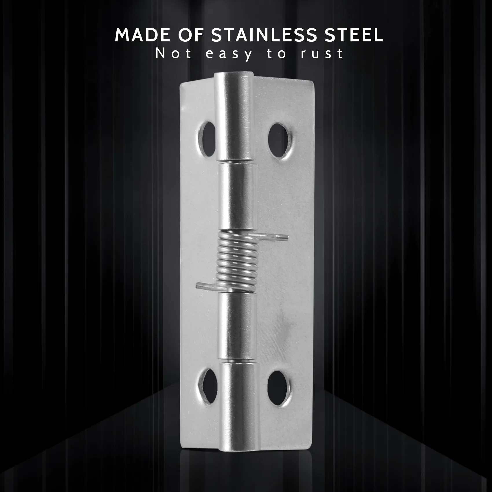 BISM1 2-дюймовая самозакрывающаяся угловая пружинная дверная петля из нержавеющей стали