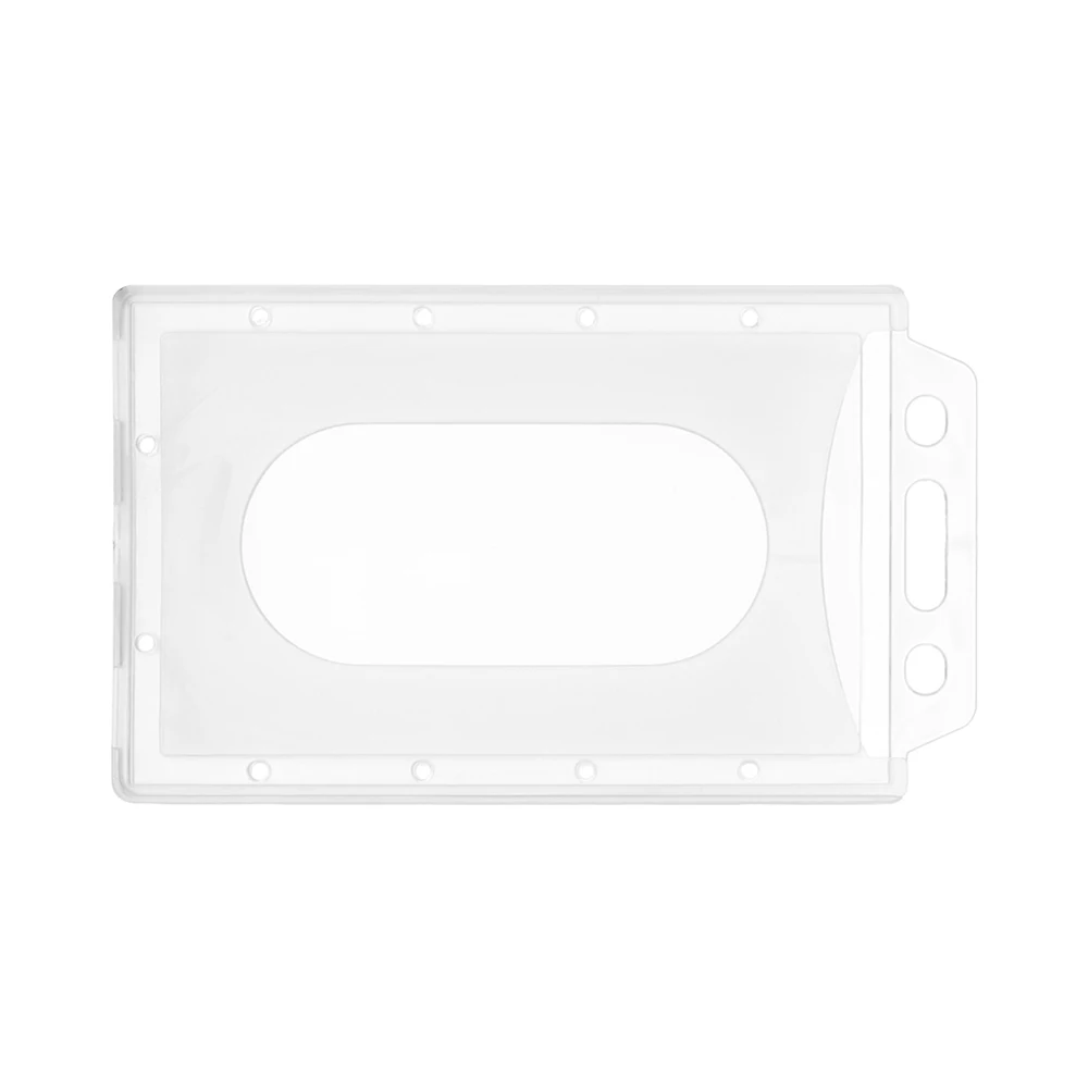 Practical Hard Plastic Protector Cover Office School Badge Multi-use Card Sleeve Work Card Holders ID Card Pouch Name Card