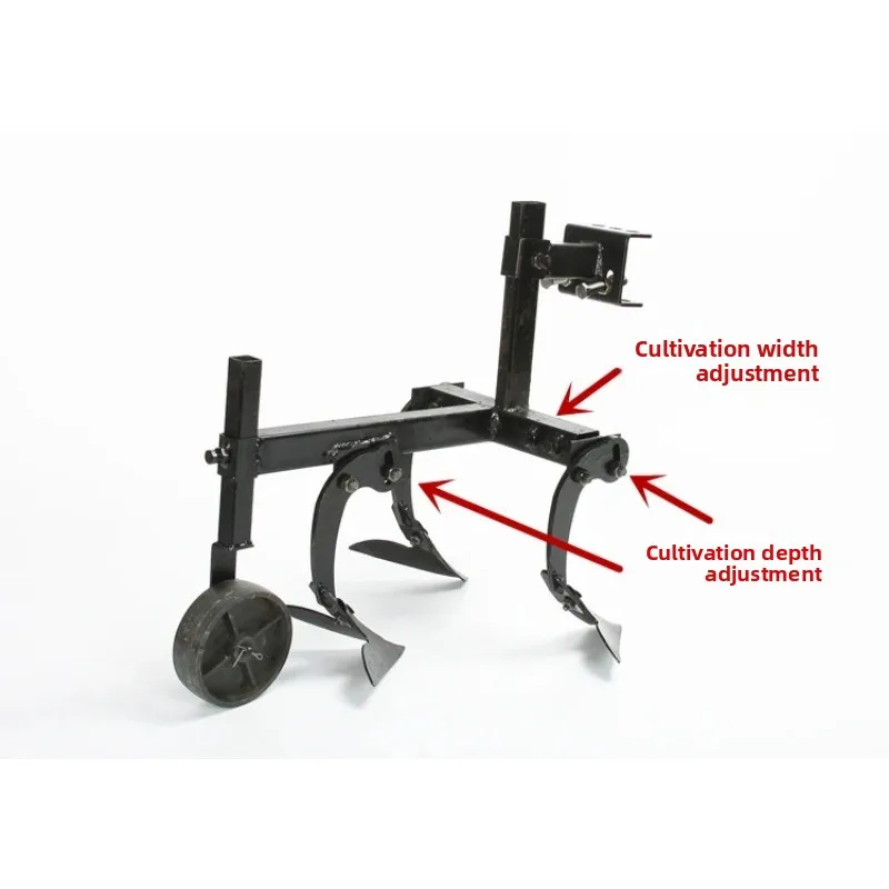 إكسسوارات مجرفة صغيرة متعددة الوظائف، مجرفة إزالة الأعشاب الضارة، مجرفة مثلثة زراعية، حراثة دوارة