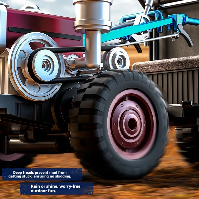 รถไถเดินตาม JJRC รุ่น c8836 แบบจำลองย้อนยุค รถบังคับวิทยุ ของเล่นเด็กผู้ชาย