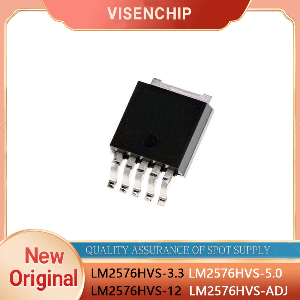 5pieces New LM2576HVS-3.3 LM2576HVS-5.0 LM2576HVS-12 LM2576HVS-ADJ TO263-5