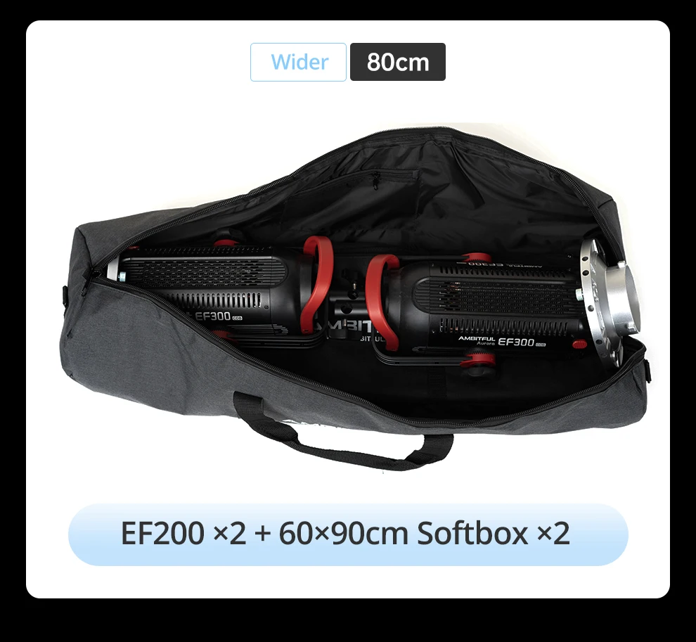 NEUE 50/60/70//80/90/100/110/120/130/140cm Einbeinstativ-Stativtasche Tragbare Schultergurt-Tragetasche TB PRO für gepolsterte Lichtstative – Detail 17