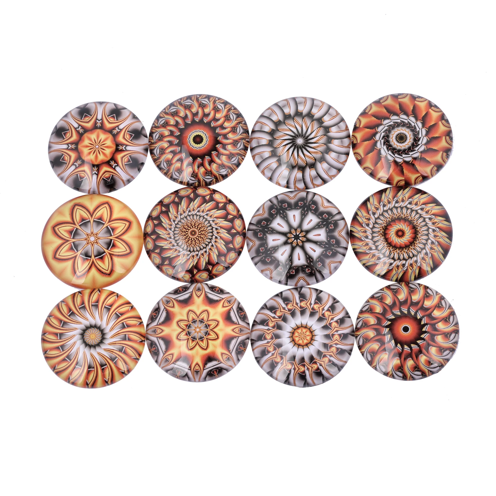 

onwear mix kaleidoscope pattern photo round dome glass cabochon 12mm 20mm 25mm 30mm 40mm diy pendant jewelry making accessories