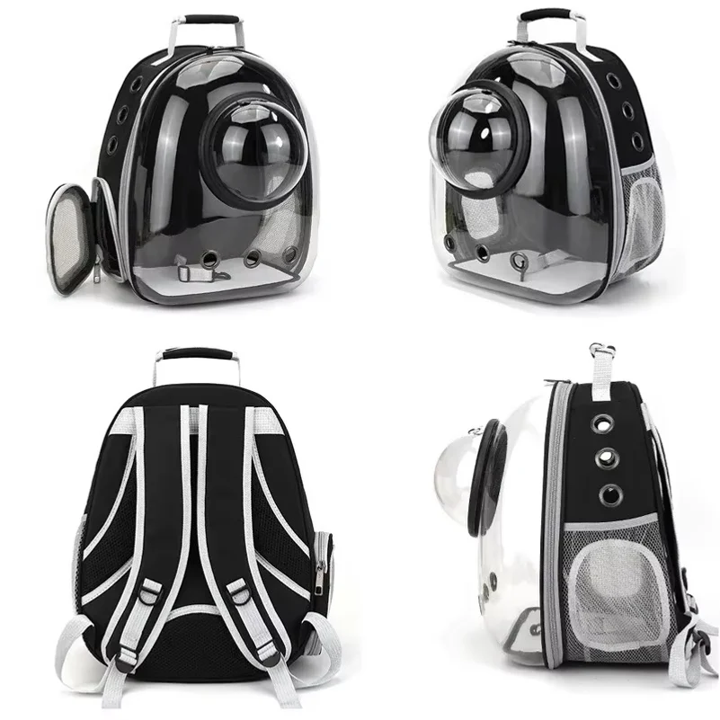Pet Cat Carrying Bag Space Pet Backpacks Breathable Portable Transparent Backpack Puppy Dog Transport Carrier Space Capsule Bags