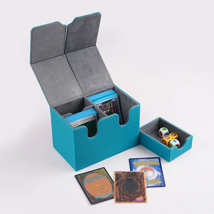 Trading Card Deck Box Storage Hobbies Protective for TCG MTG Durable Baseball Card for 160+ Cards Card Holder Display Cards Case