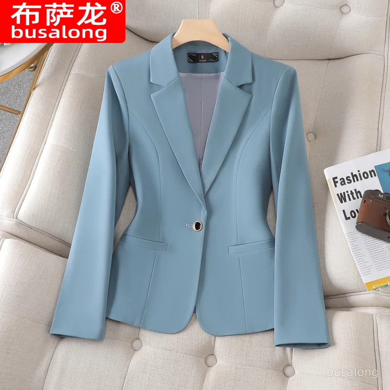 새로운 스타일리시 패션 정장 캐주얼 여성용 긴팔 프로페셔널 블레이저 포멀 재킷 워크웨어8315