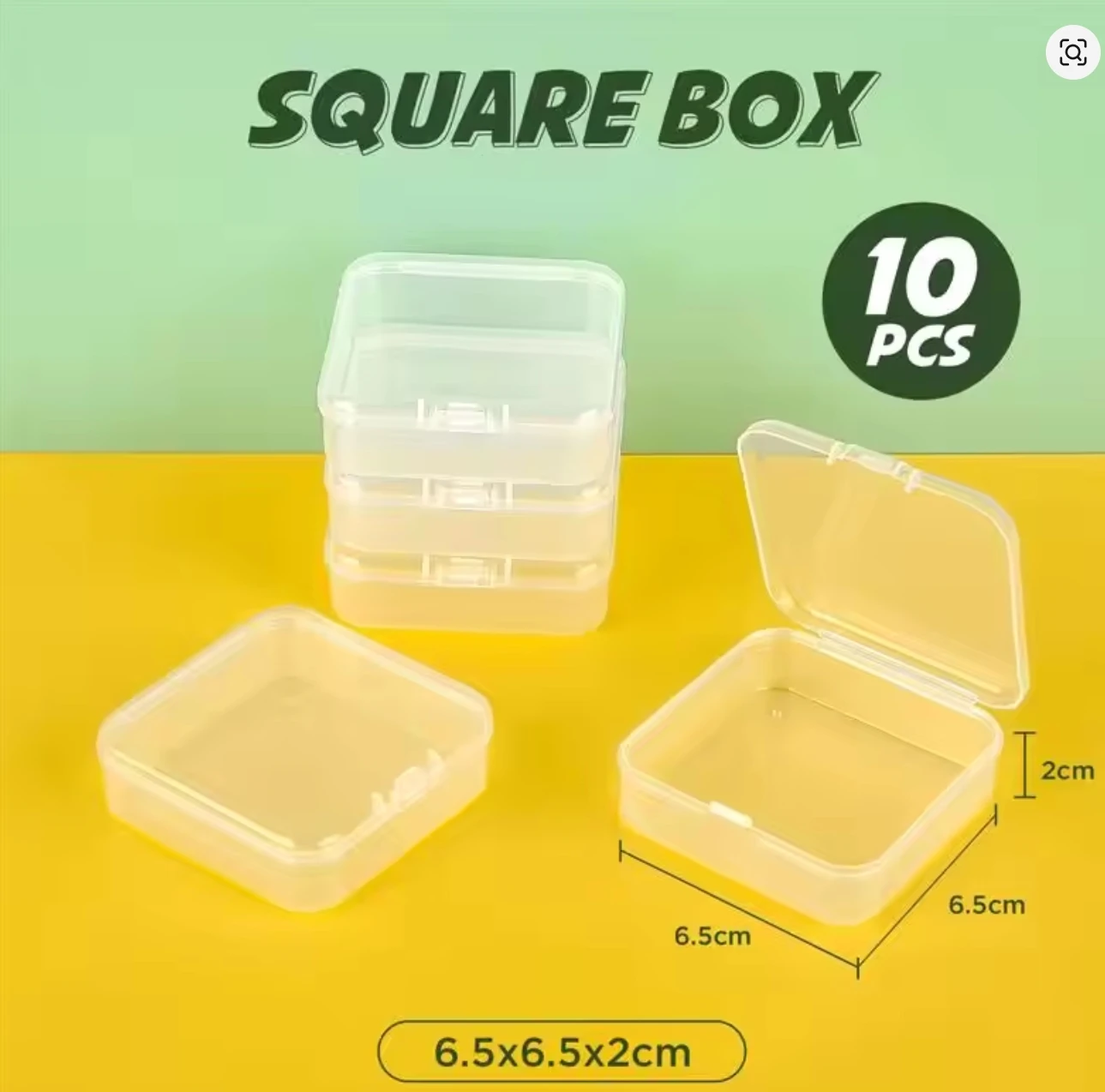 

10 шт., пластиковая коробка, прямоугольная коробка, полупрозрачная коробка, упаковочная коробка, коробка для хранения, пылезащитный твердый прочный чехол для хранения ювелирных изделий, контейнер