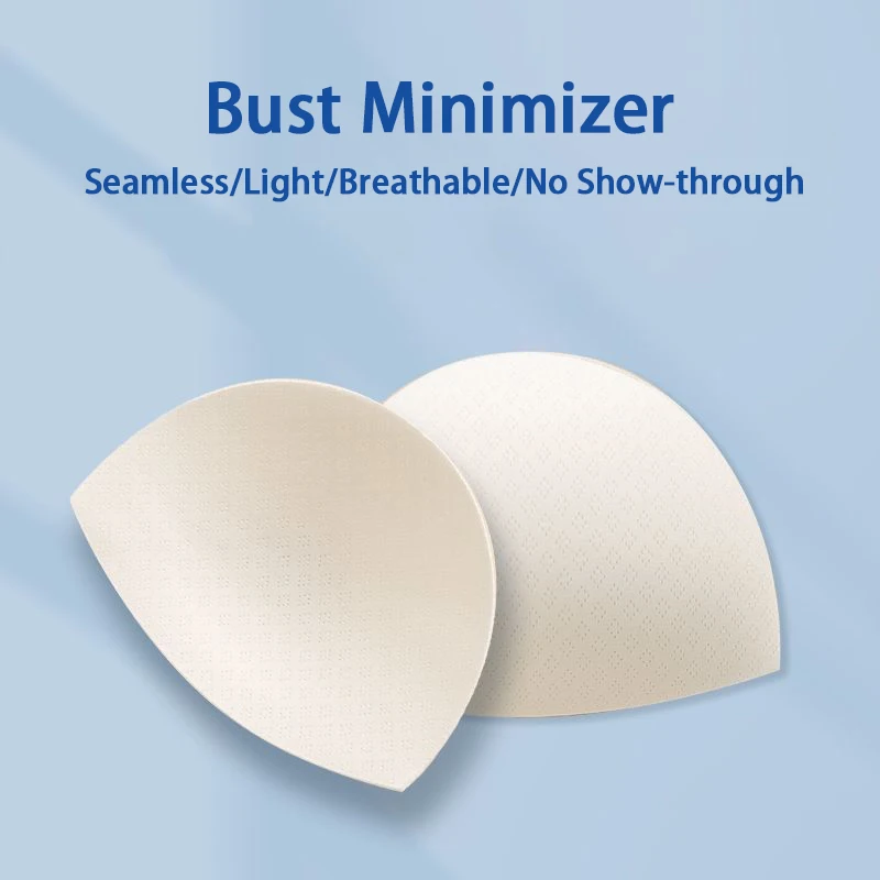 Latex-Feel Ultra-Thin Chest Pads, Anti-Bump, Breathable and Comfortable for Summer, Insertable Sports Bra, Yoga Wear, Swimwear, Suitable for Students