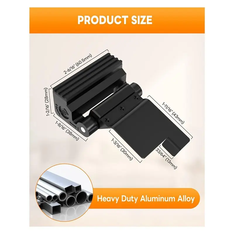 BAAG-Extra Latch Stopper For Door For Travel Portable Door Lock For Hotel, Home Apartment Security Reinforcement