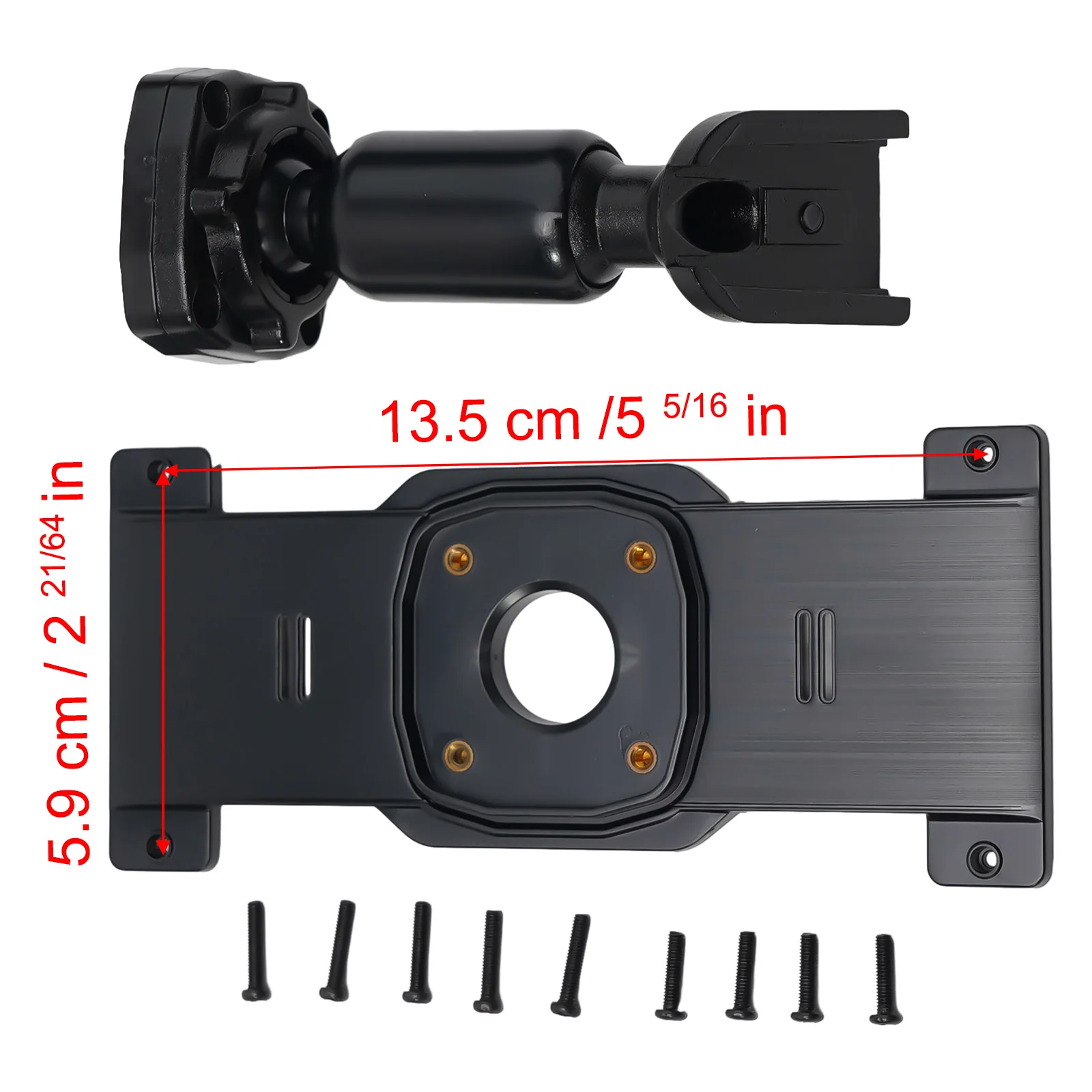 Rear View Mirror Metal Back Plate Panel And Mirror Dash Cam Mount Kit For Car DVR Replace Car Accessories