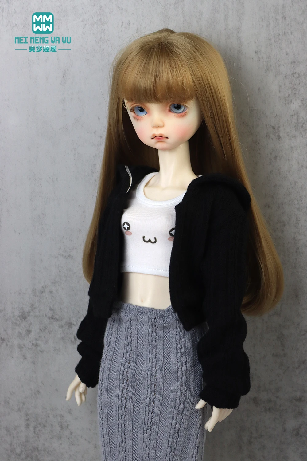 BJD Doll Clothes for 28-60CM 1/3 1/4 1/6 SD DD YOSD Toys Ball Jointed Fashion T-Shirt Doll Accessories Girl Gift