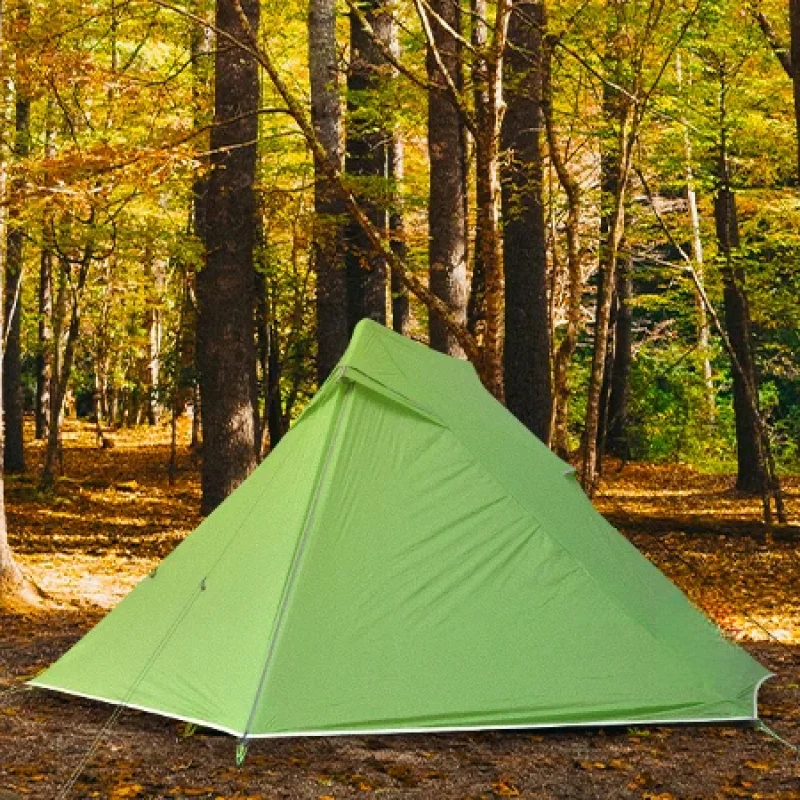 High Quality Ultra 2 Person Trekking Pole Waterproof Single Layer Camping Tent Backpacking Hiking Outdo Hot Selling
