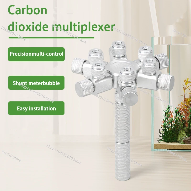 Aquarium CO2 Regulator with Bubble Counter & Accessories, Small CO2 Shunt Solenoid Valve, Fish Tank Flow Control System