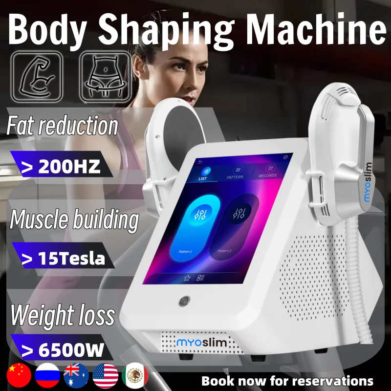 

Myoslim Portable Body Sculpting Machine Hi-emt Profession Ems Slimming Electromagnetic Stimulation Build Muscle SPA Equipment
