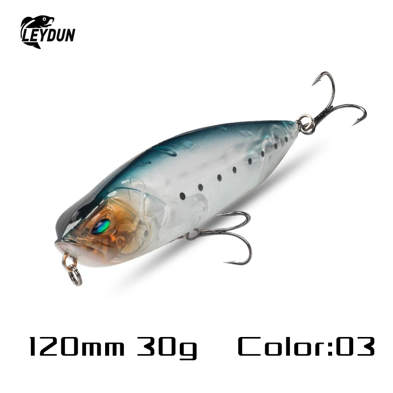 LEYDUN Z-Claw Vissen Lokt Drijvend Potlood 86mm 100mm 120mm Topwater Hard Baits Oppervlak Stickbait Goede actie Bass Wobblers
