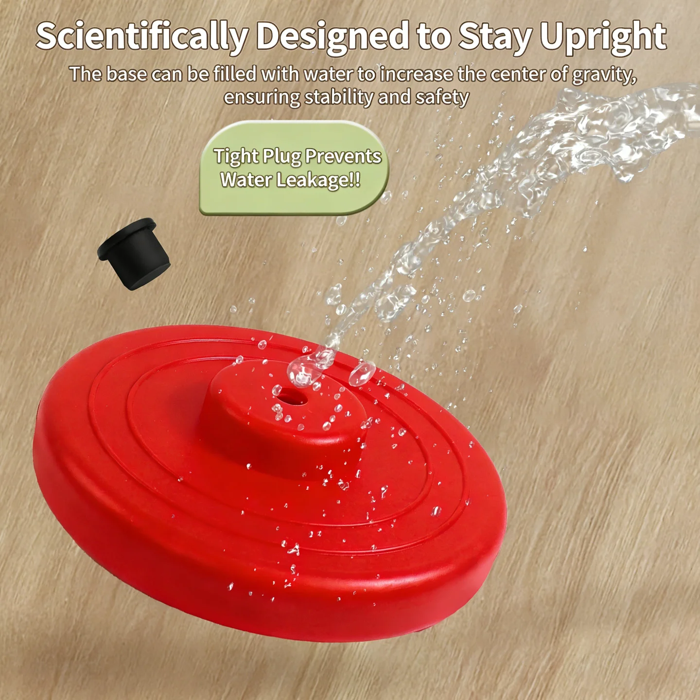 厚みのあるフープリング 水で増量可能 10層リングトス キッズ投げ輪投げゲーム フェルール積み重ねおもちゃ インタラクティブギフト