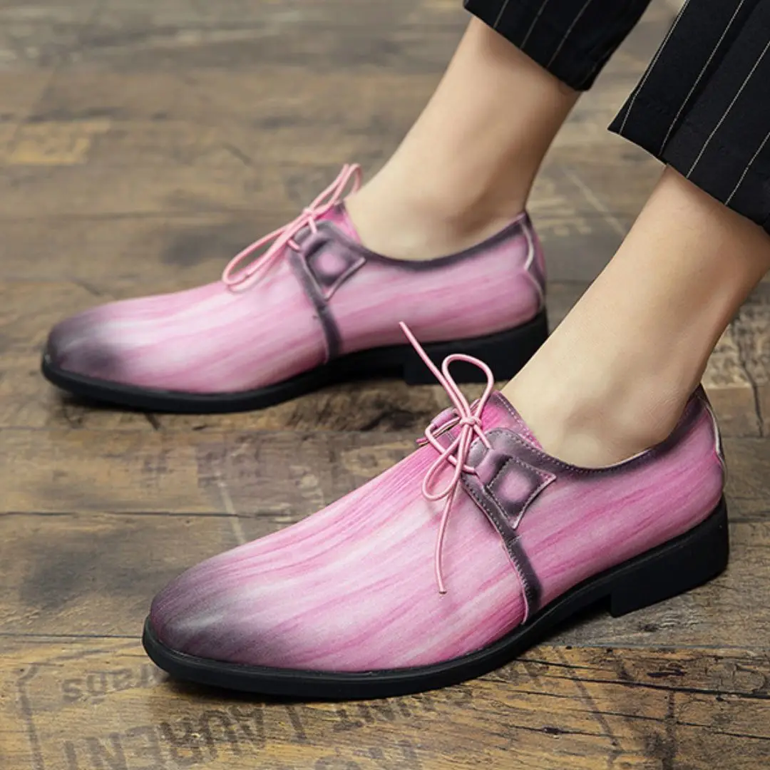 

Кожаные туфли градиентного цвета для мужчин, вечерние деловые повседневные туфли, свадебные кожаные туфли для жениха, Zapatos Hombre Dress