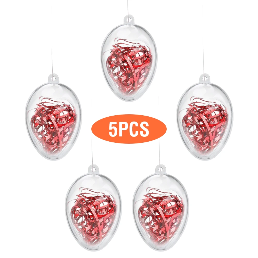 Wholesale Transparent DIY Plastic Ball Filling Decorative Hanging Ornaments Christmas Tree Open Ball Box Gifts for Wedding Party Home Decor