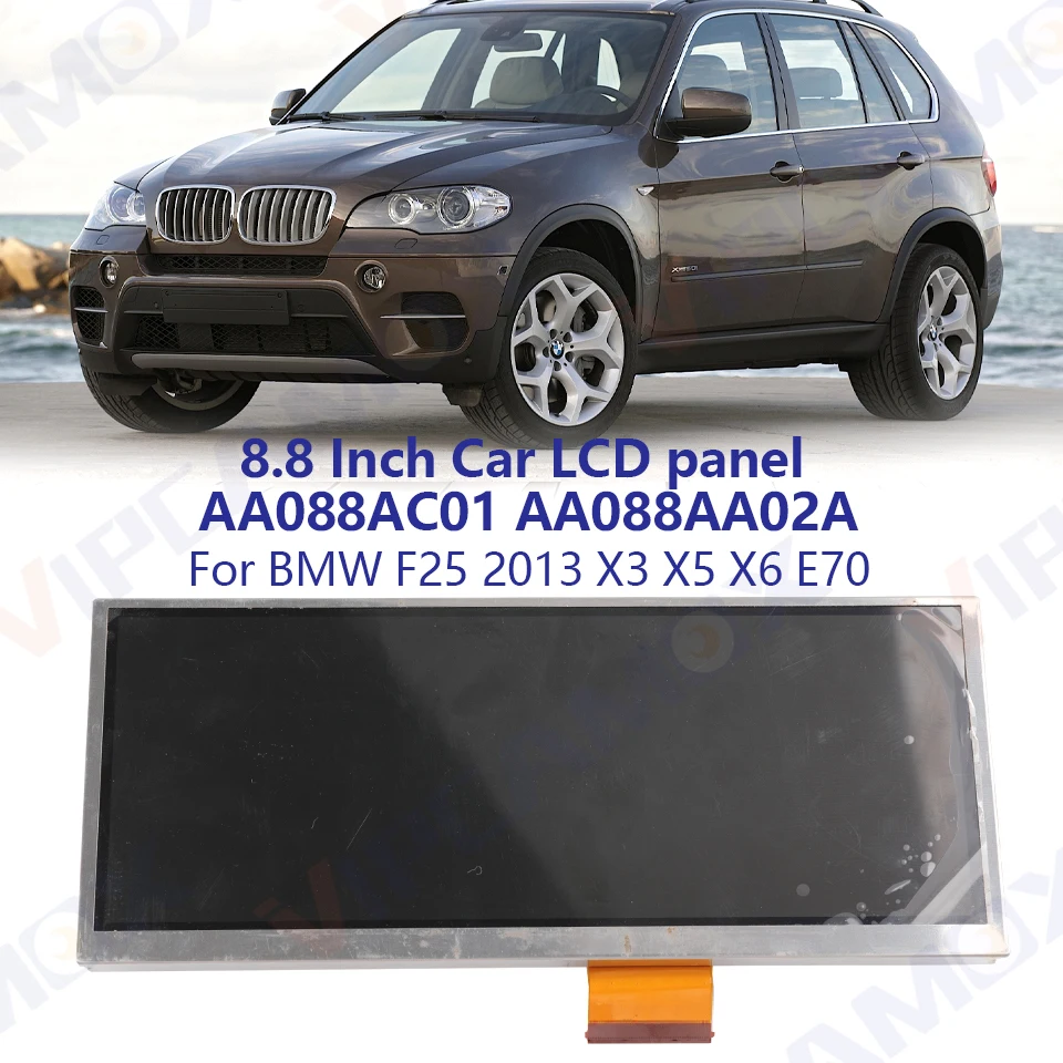 8.8inch LCD Display ScreenAA088AC01/AA088AB01/AAA088AB03 For BMW X3 X4 EX7 Car Monitor GPS Navigation Parts