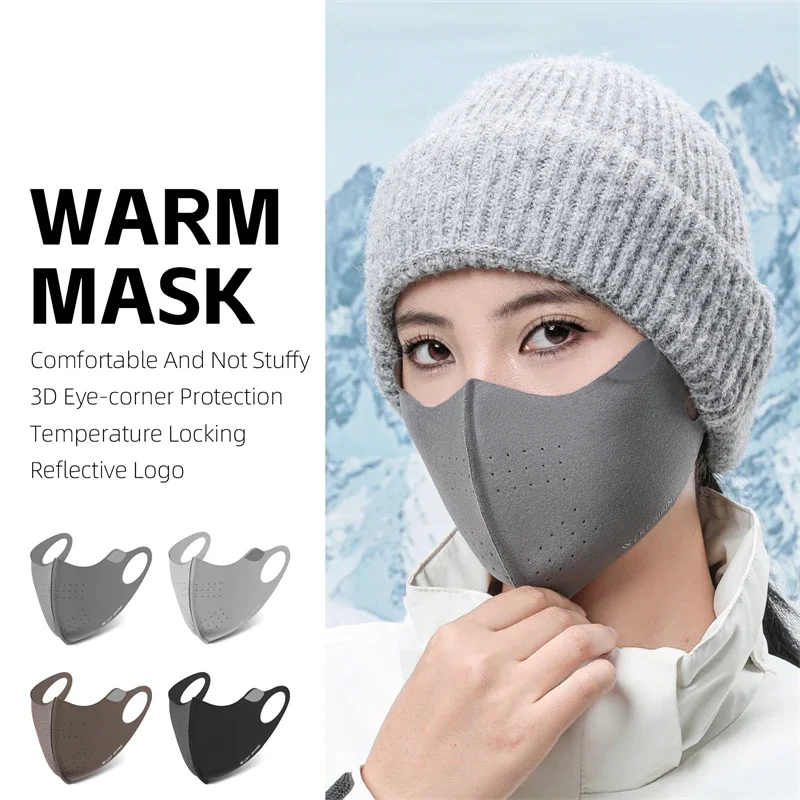 

3D Eye-Corner Protection Warm Mask Windproof Breathable Reflective for Cycling Running Winter Night Commuting Cycling Mask