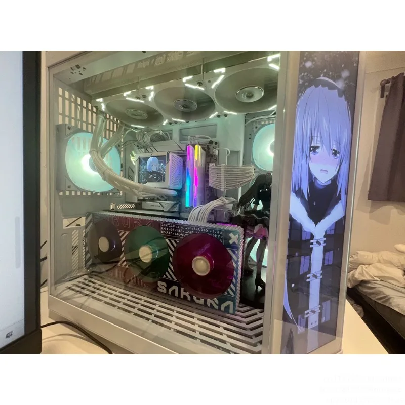 Y70 supports 360 panoramic side through tempered glass computer case