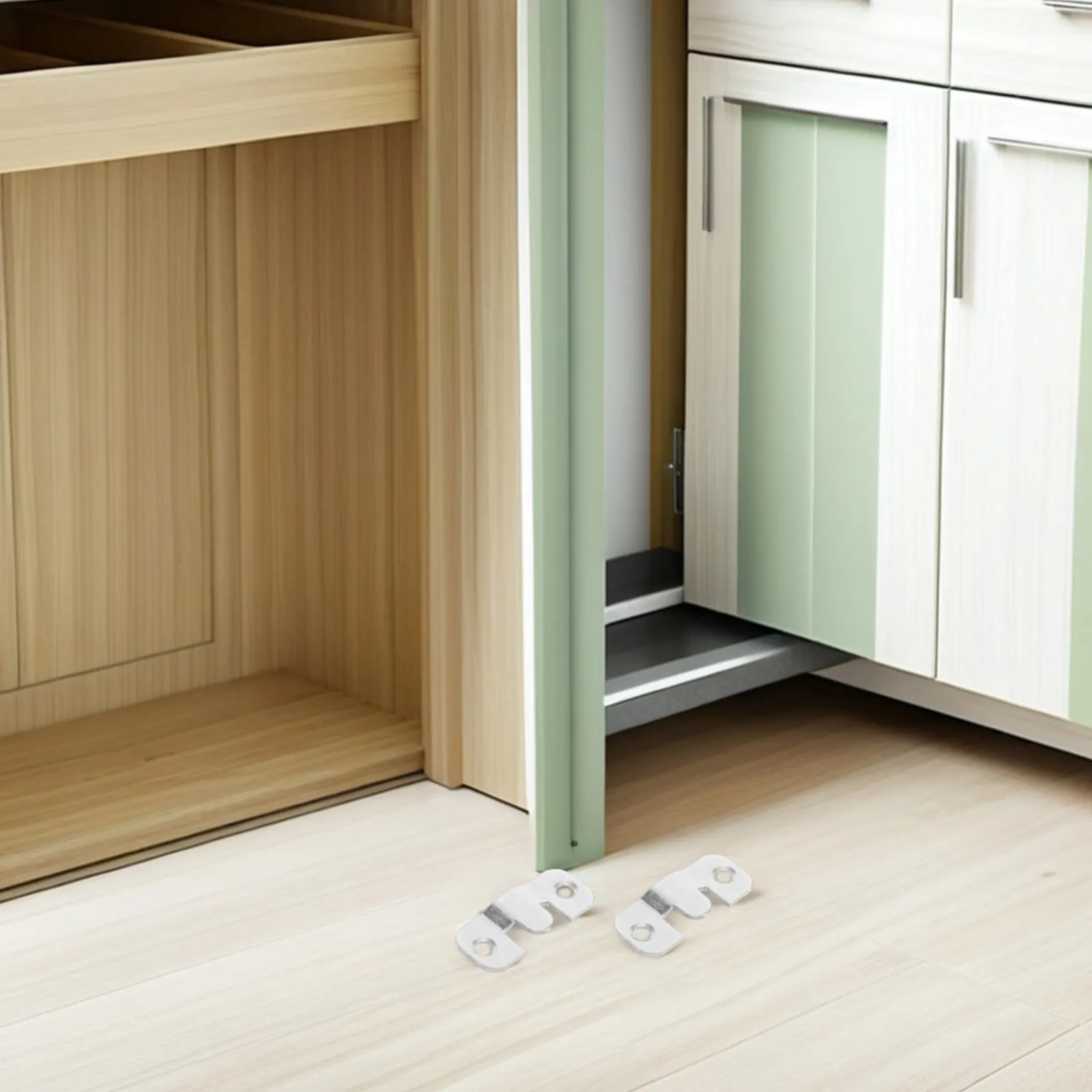 

12Pcs Stainless Steel Furniture Buckle Connectors Sectional Sofa Clips Couch Connection Hardware Picture Hanging Bracket