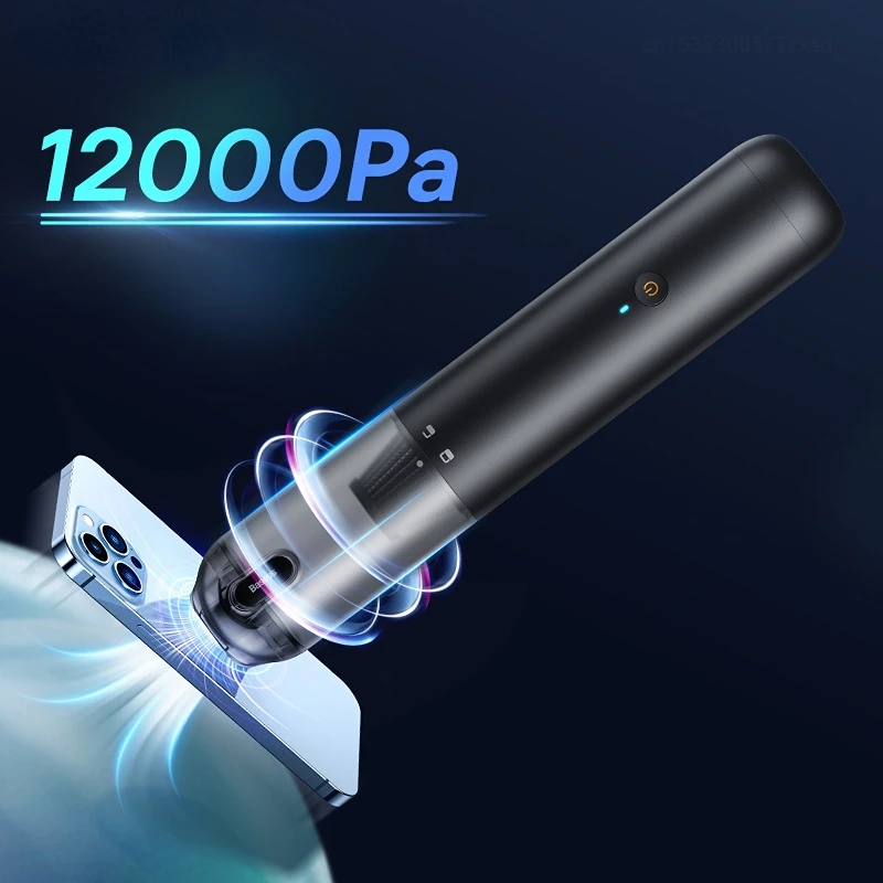 Youpin Baseus 4 In1 12000Pa Car Vacuum Cleaner Air Pump Wireless Vacuum Cleaner for Household Auto Cleaning Mini Portable Home