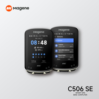 Magene C506SE GPS Bike Computer Wireless Color Screen Bicycle Speedometer Odometer Waterproof Bluetooth Navigation Ant Sensor