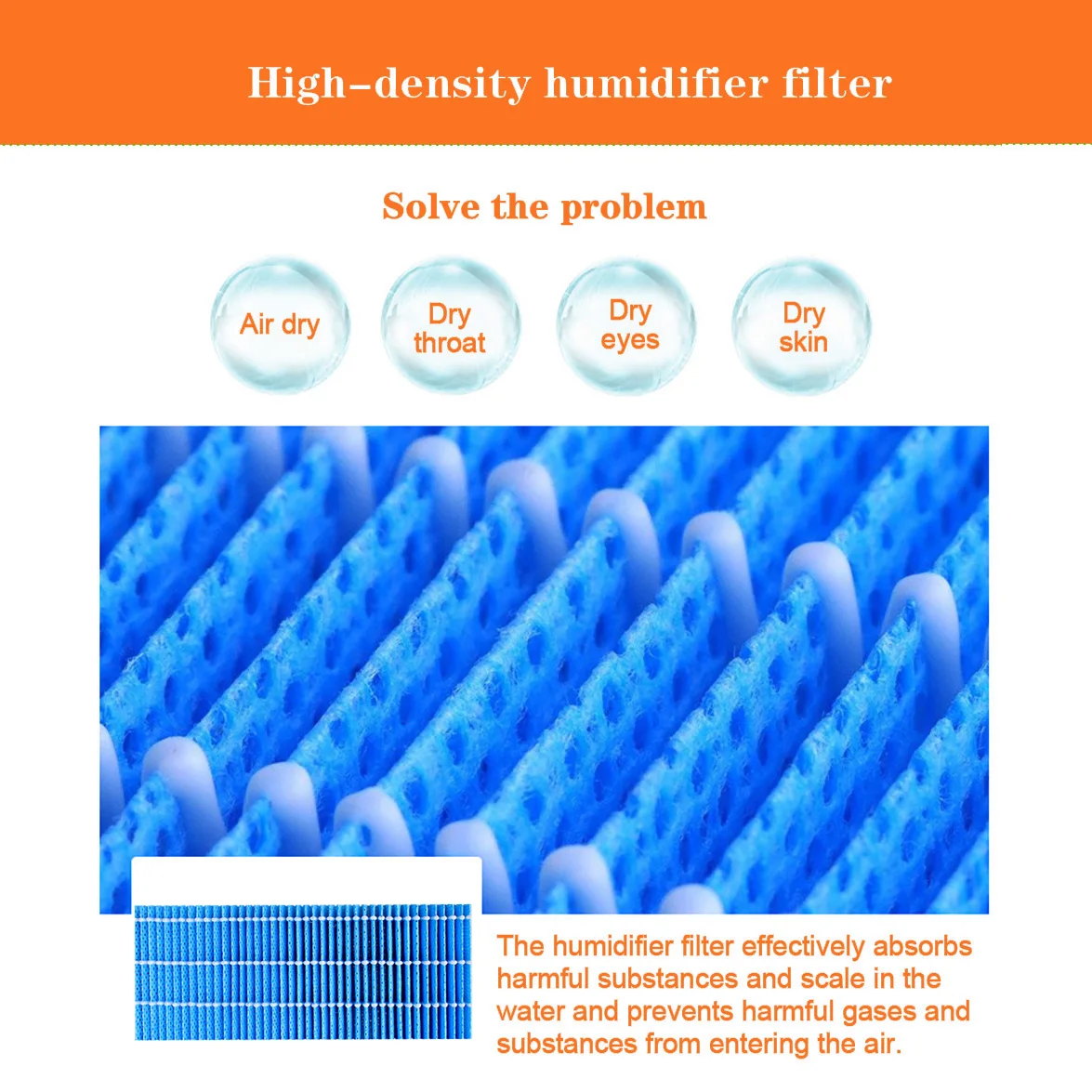 For Sharp Air Purifier KC-F32EU KC-F32EU-W Replacement HEPA Filter Deodorizing Carbon Filter Humidifier Filter