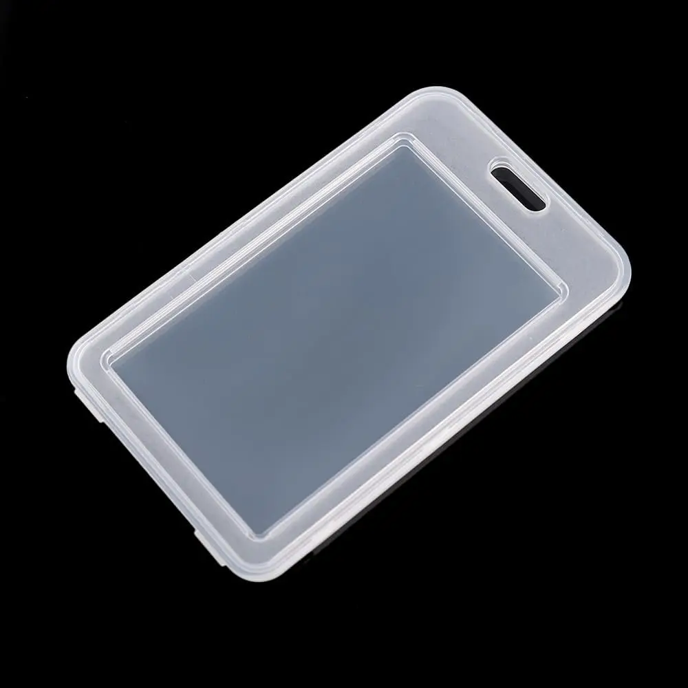 1-10 Stück wasserdichte, transparente, starre Plastikkartenhüllen, transparente ID-Kartenhüllen, Bus-, Bank-, Kredit- und Visitenkarten-Schutzhüllen – Detail 6