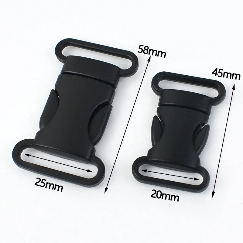 2pcs/4pcs In Metallo Fibbie Per Cinture 20 millimetri 25 millimetri di Clip A Scatto Chiusura Fibbia per Borse Cinture di Abbigliamento FAI DA TE