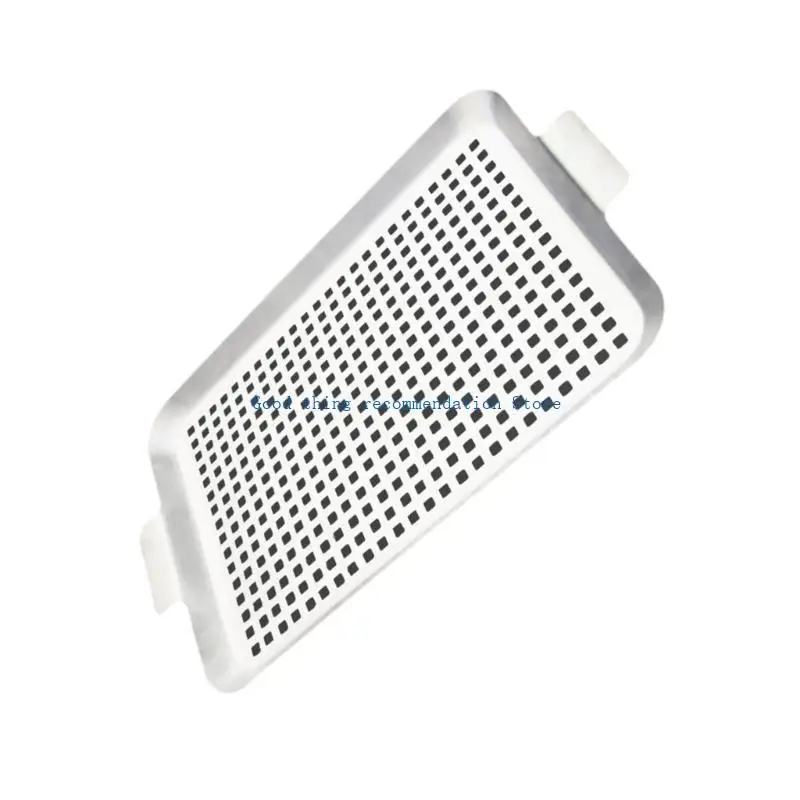 

634E Stable BBQ Grill Basket Stainless Steel Tray With Handle For Meat And Seafood