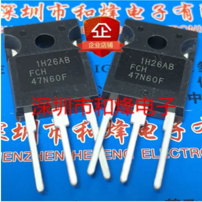 10PCS FCH47N60F  TO-247 600V 29.7A