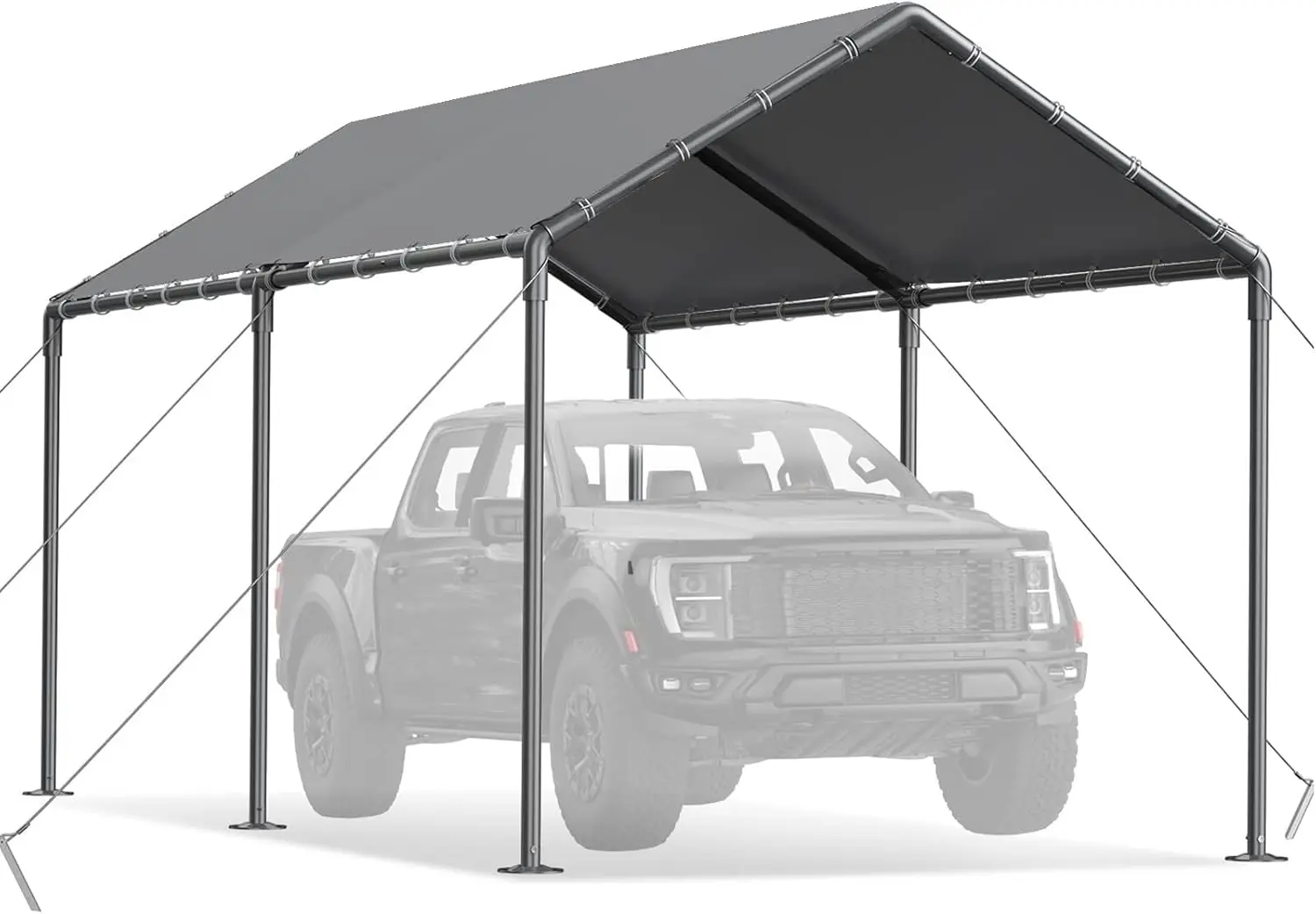 10x20ft Heavy Duty Canopy Storage Shed, Portable Garage Party Tent,Portable Garage, All-Season Tarp for Car,Truck,Party SNC24# (