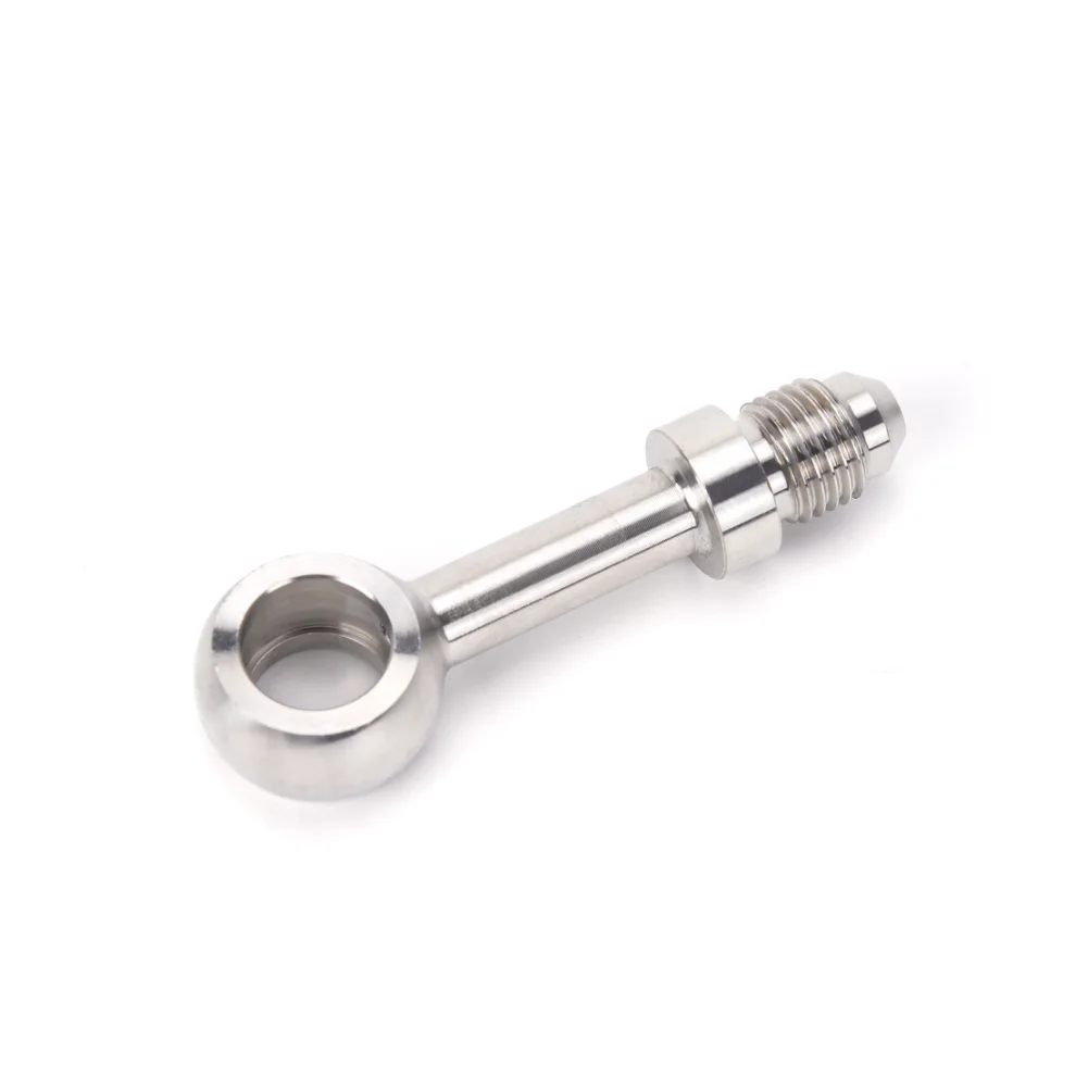 

Stainless Steel AN3 Fisheye Connector for Motorcycle Brake Fuel Clutch Lines 54mm Long 3mm Inner Pipe Diameter