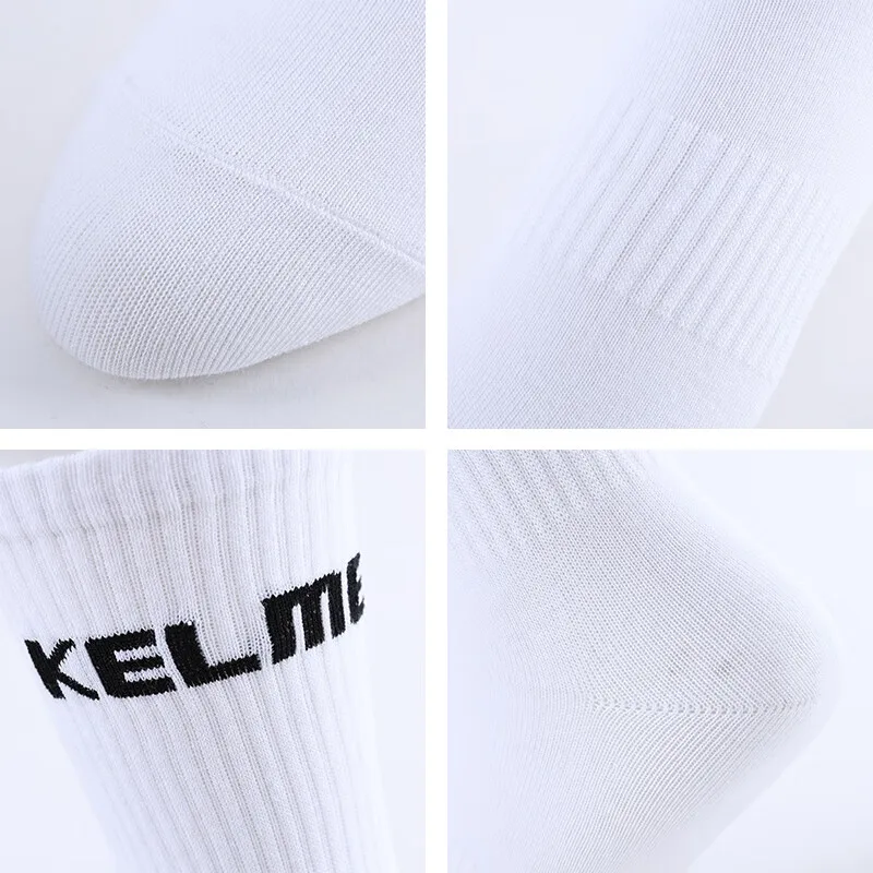 KELME Athletic Casual Socks Men\'s Mid-Calf Breathable Outdoor Fitness Running Socks