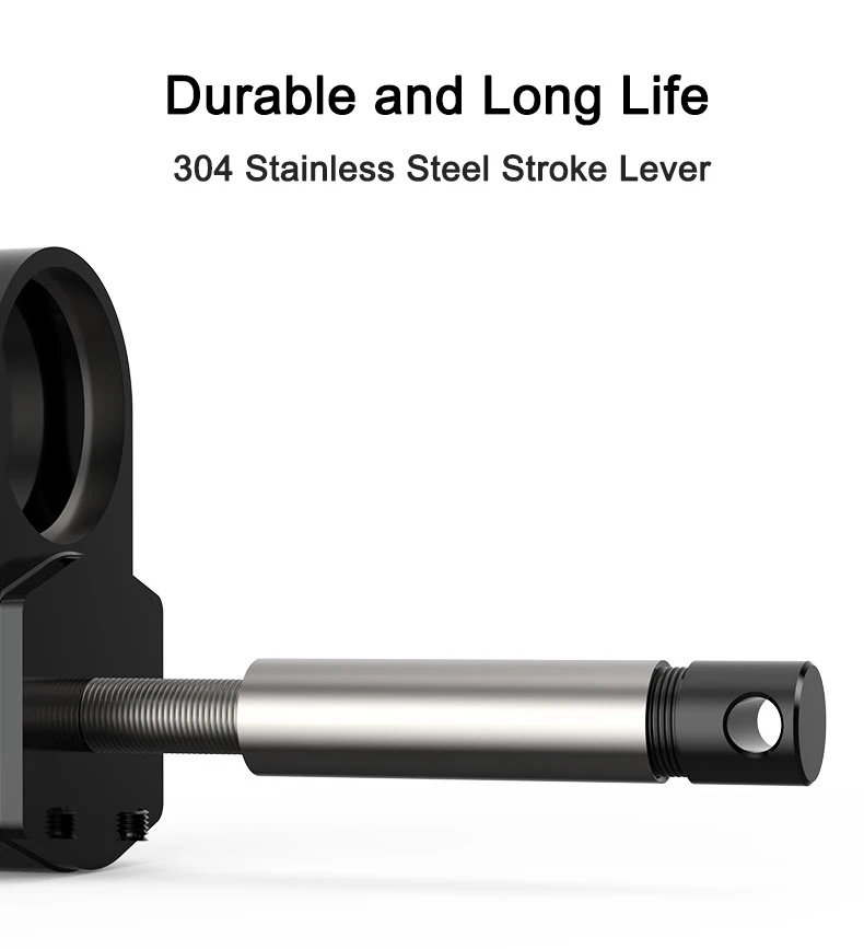 Hochgeschwindigkeits-Industrie-Linearantriebsmotor, 12 V, 24 V, 36 V, elektrischer, robuster Linearbewegungsantrieb mit Montagehalterungen