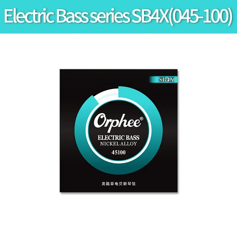 Orphee SB Electric Bass Guitar Strings High Carbon Cteel Hexagonal Core Nano Antirust Coating Bass Guitarra Parts & Accessories