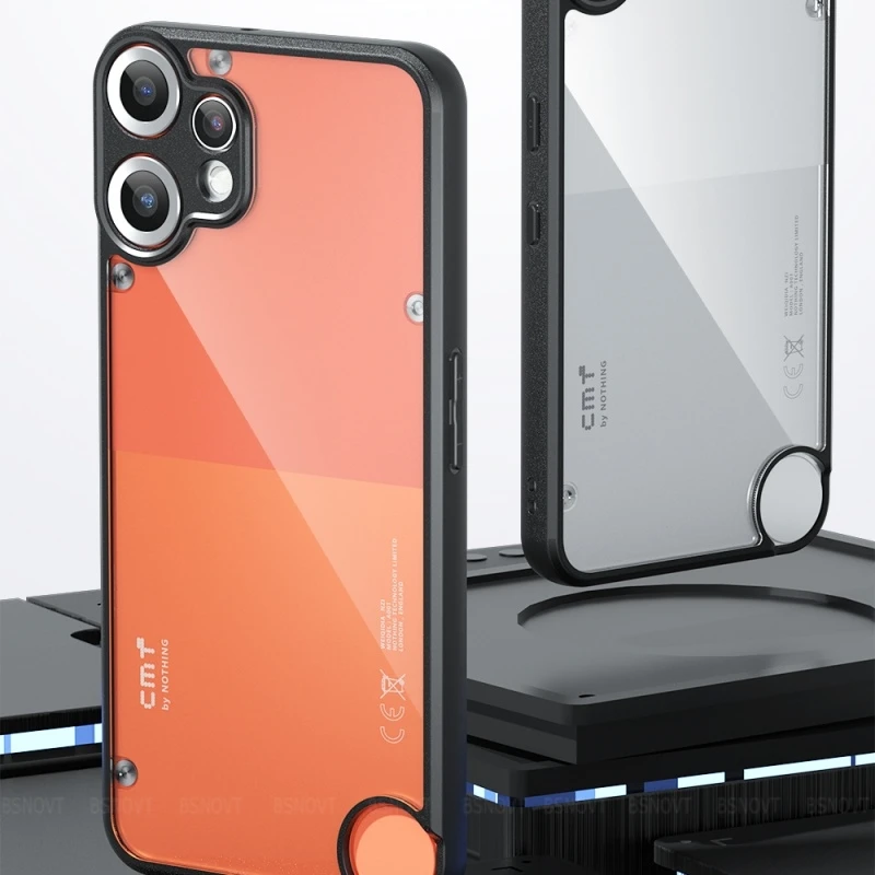 

Чехол Nothing CMF Phone 2 Pro, противоударный бампер, задняя часть ПК, матовый матовый полупрозрачный чехол Nothing CMF Phone 2 Pro