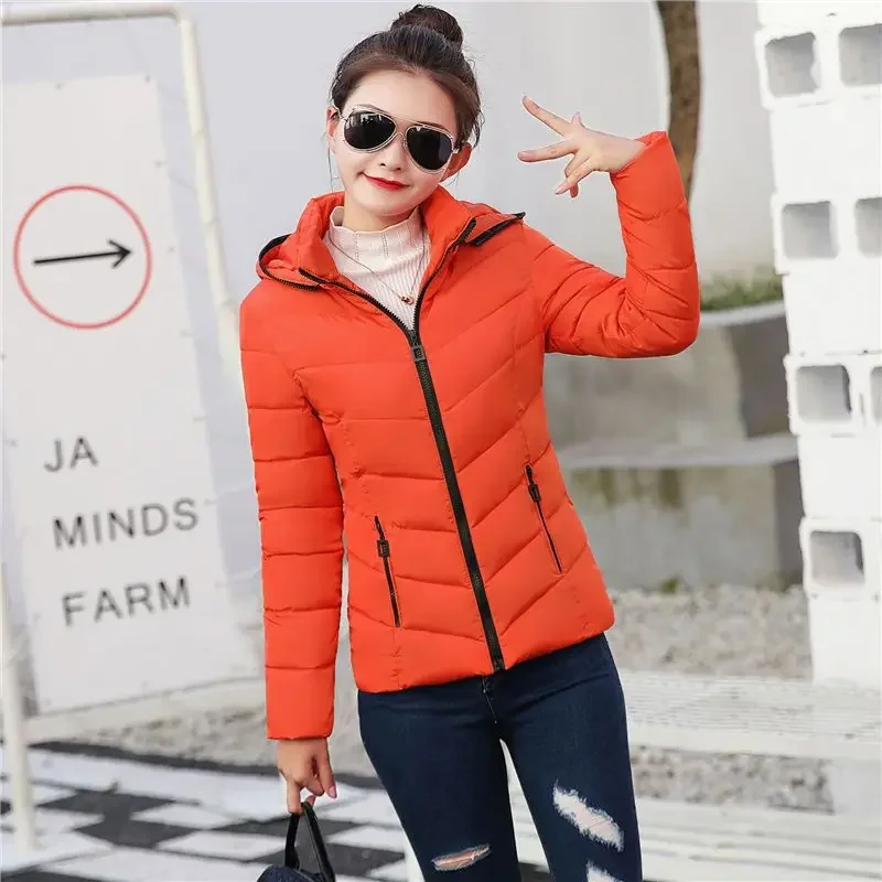 Autumn Winter Women Cotton Coat Korean Loose Cotton Padded Jacket Female Short Warm Thicken Parkas Coat 2024 New Women Outwear