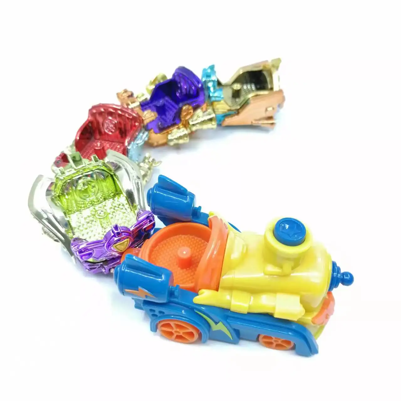 5pcs/Set Super Zings Cars Original Superthings Gold Silver Car Can Connect with 5pcs Random Superzings Collection Toys Boy Gift