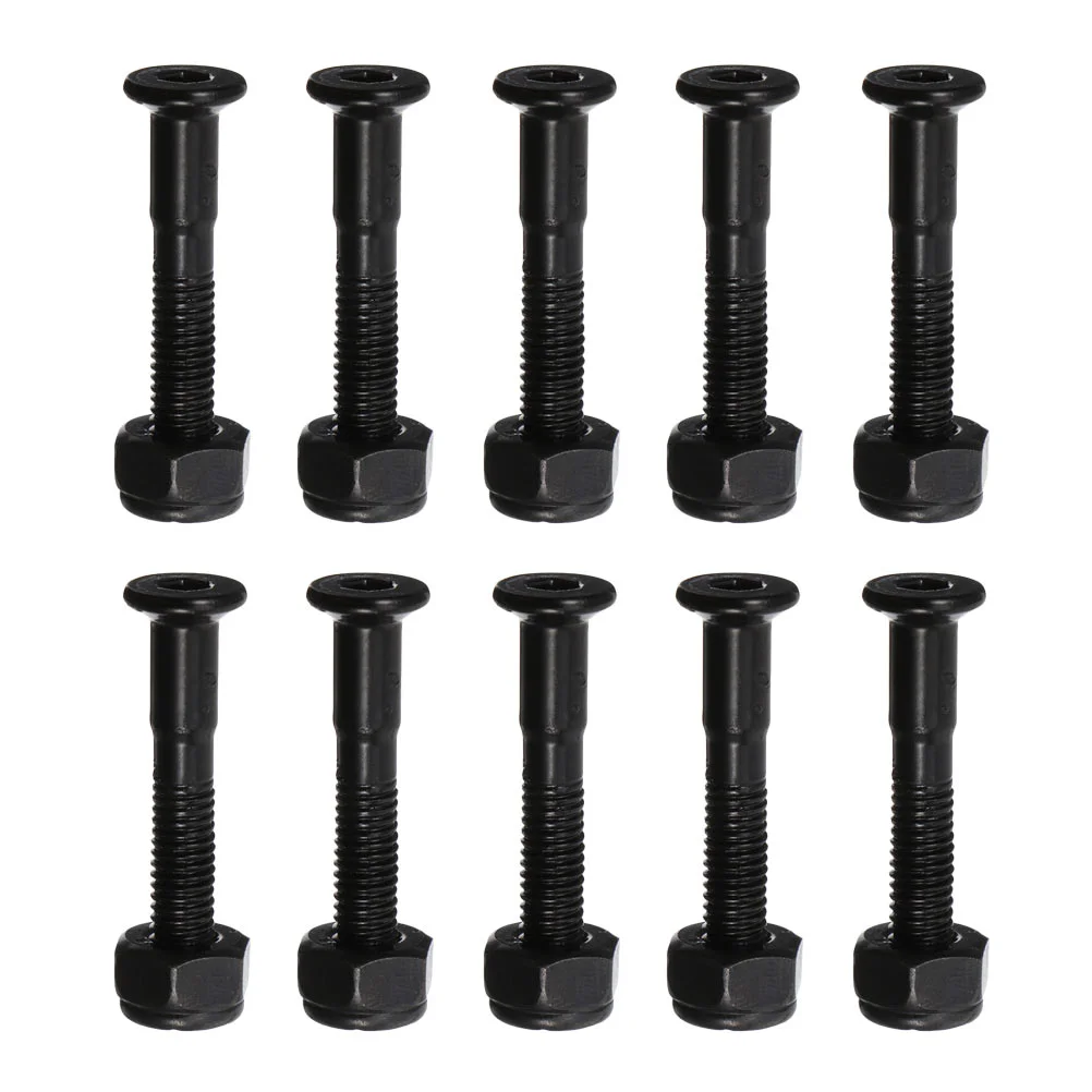 40 Sets Scooter Accessories Skateboard Mounting Nuts Bridge Studs Bolts Screws Iron