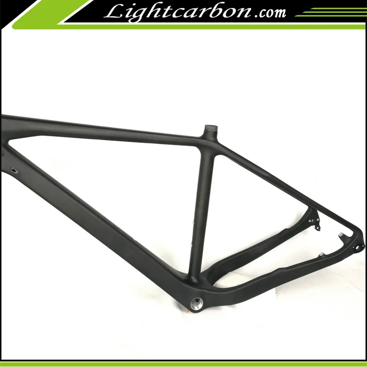 26er Fat Bike Hardtail Carbon Frame, carbon fiber material, disc brake design, bicycle parts tire accessories, suitable for snow view 5