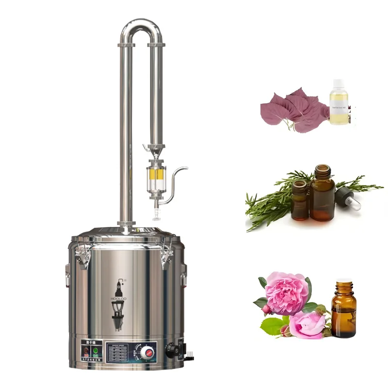 

Distilled Water Machine Factory Essential Oil Distillation Equipment Rose Hydrosol Machine