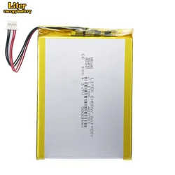 5-wires connector 407093 3.7V 5000mah polymer lithium ion battery Lipo battery for tablet pc 7 inch MP3 MP4 replace