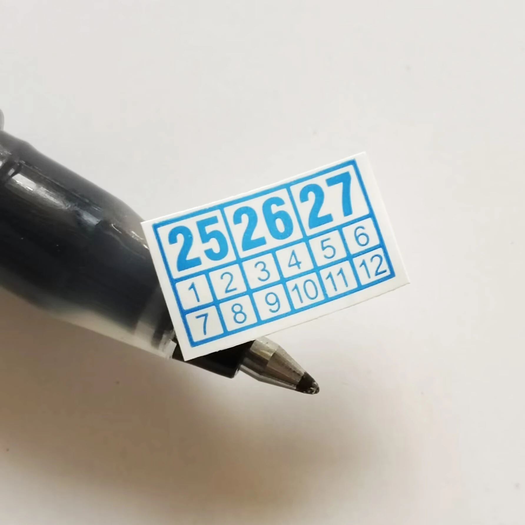 190pcs 13x8mm Warranty Void Sticker Year 25 26 27 Months Repair Expire Date Removal Proof Stamp Products Security Seal Label